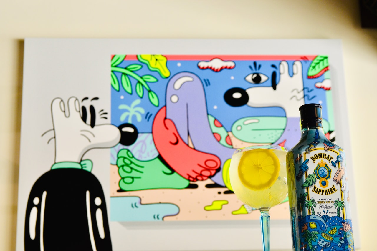 bombay artist collaboration sapphire line steven harrington interview feature inspiration behind illustrations creative process learn