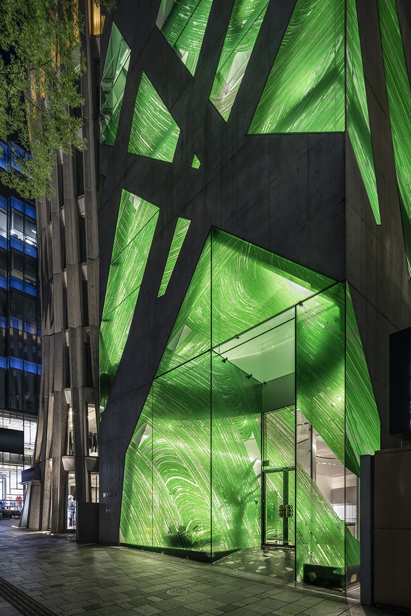 Bottega Veneta japan tokyo miami florida fashion streetwear luxury store opening unveiling 