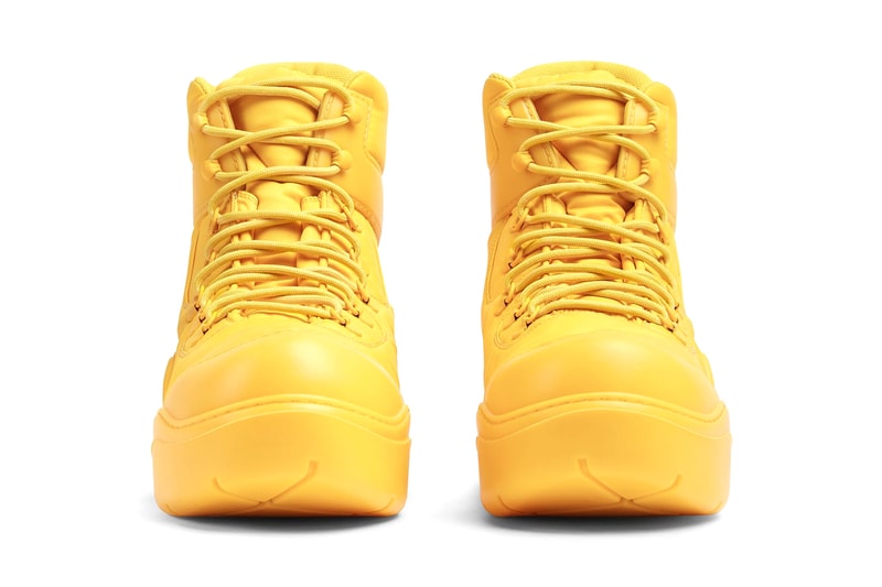 Bottega Veneta Puddle Bomber Boots Black Grass String Flamingo Egg Yolk Daniel Lee Fall Winter 2021 FW21 Pre-Order Release Information Drop Date