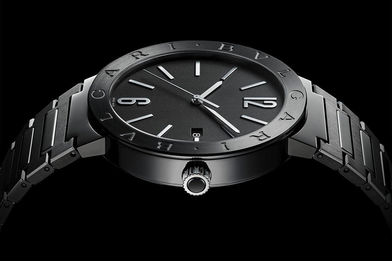Iconic Bulgari Design Gets a Crisp New Blacked-out Stainless Steel Model