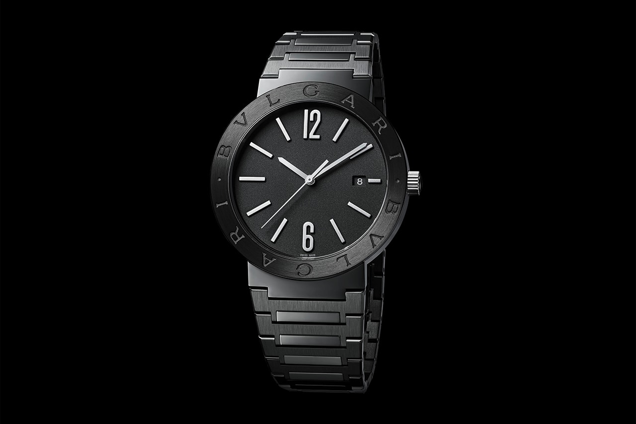 Iconic Bulgari Design Gets a Crisp New Blacked-out Stainless Steel Model