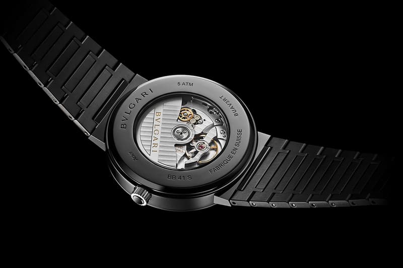 Iconic Bulgari Design Gets a Crisp New Blacked-out Stainless Steel Model