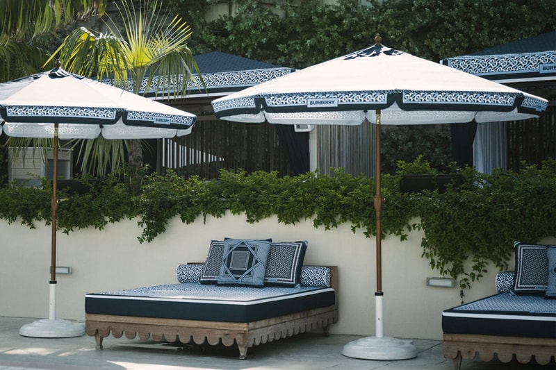 Burberry Celebrates TB Summer Monogram With a Takeover at Pharrell's The Goodtime Hotel dave grutman naomi campbell the pool at strawberry moon miami beach flordida pharrell williams