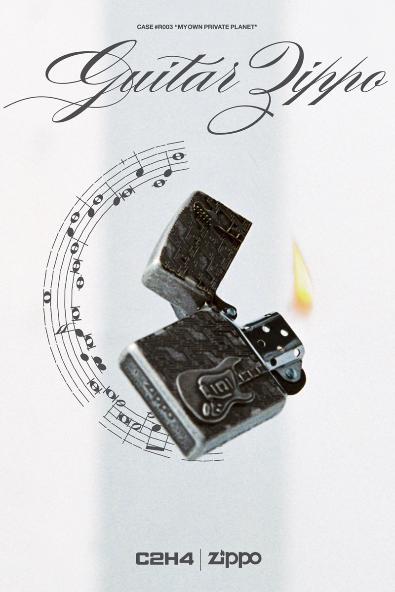 C2H4 Zippo Windproof Lighter #R003 ATOM & QUARK Alpha Pewter Yixin Chen My own private planet Guitar Release Drop News
