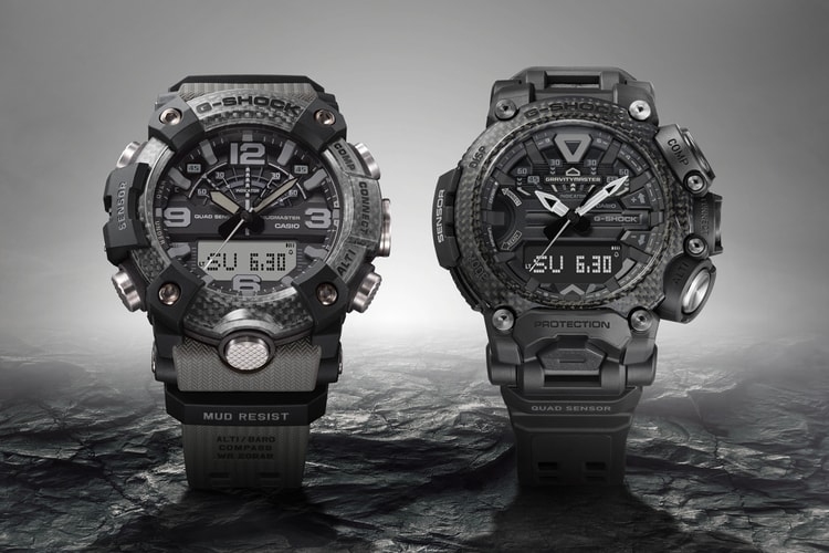 G-Shocks Release New Carbon Core Guard Gravitymaster and Mudmaster