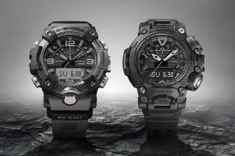 Casio G-Shocks 2021 carbon Gravitymaster GRB200-1B Mudmaster GGB100-8A release