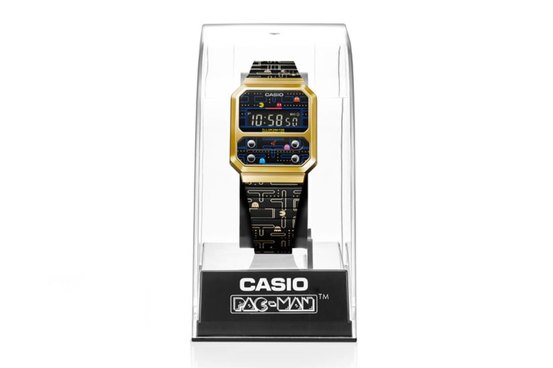 Casio Partners With Pac-Man for Retro-Looking Digital Watch PAC-MAN ™ & © BANDAI NAMCO Entertainment Inc. A100WEPC watches calculator