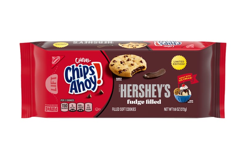 Chips Ahoy! Launches Limited Edition Cookies Filled With Hershey’s Fudge