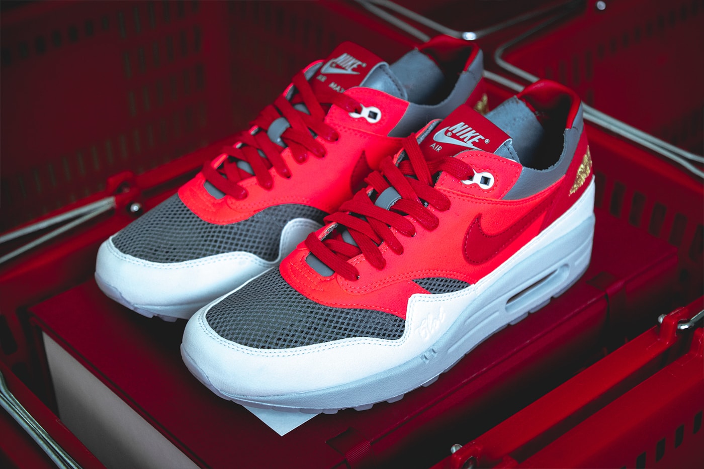 CLOT Nike Air Max 1 K.O.D. Solar Red Closer Look Release Info DD1870-600 Kevin Poon Edison Chen