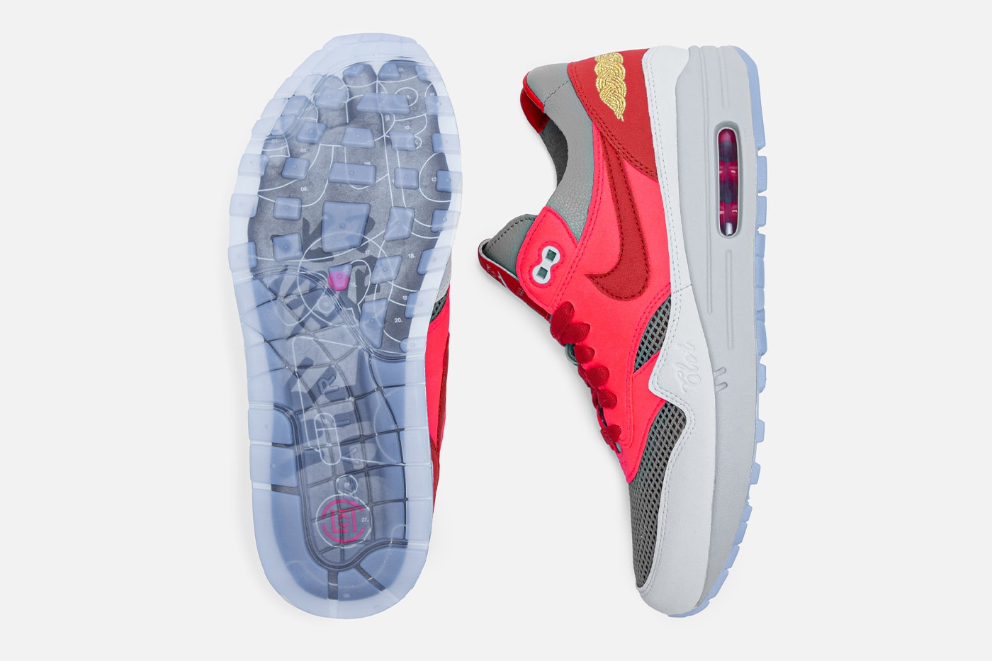CLOT Nike Air Max 1 K.O.D. Solar Red Official Look Release Info Buy Price Date Kevin Poon Edison Chen