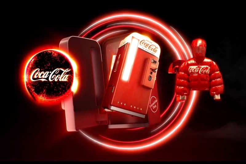 Coca-Cola Auction First NFT Collectibles loot box international friendship day digital metaverse special olympics 1 of 1  Bubble Jacket Wearable Friendship Card Sound Visualizer Vintage Cooler news