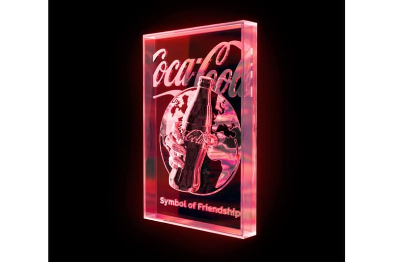 Coca-Cola Auction First NFT Collectibles loot box international friendship day digital metaverse special olympics 1 of 1  Bubble Jacket Wearable Friendship Card Sound Visualizer Vintage Cooler news