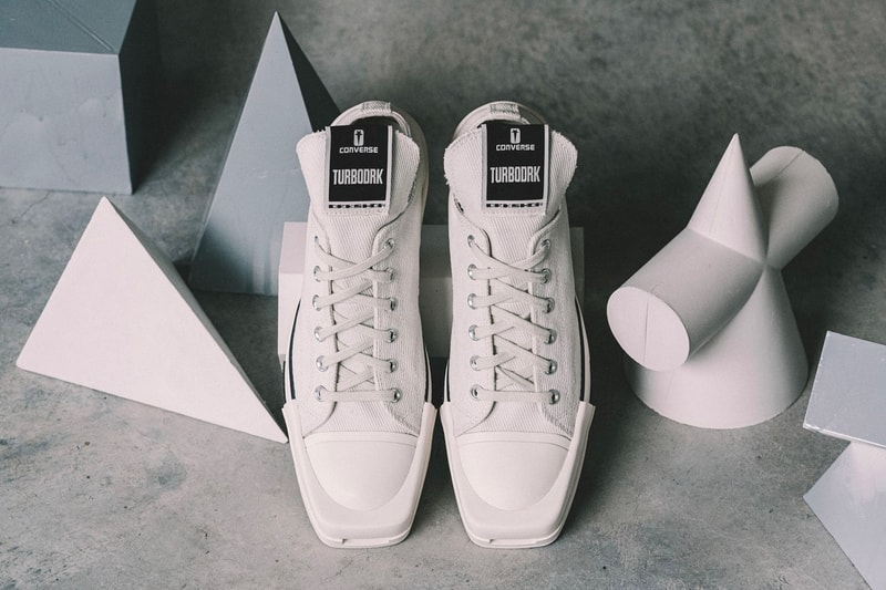 Converse Rick Owens DRKSHDW TurboDrk Chuck 70 Ox Low Closer Look Release Info White Date Buy Price