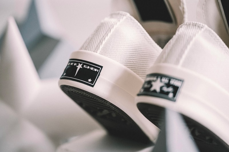 Converse Rick Owens DRKSHDW TurboDrk Chuck 70 Ox Low Closer Look Release Info White Date Buy Price