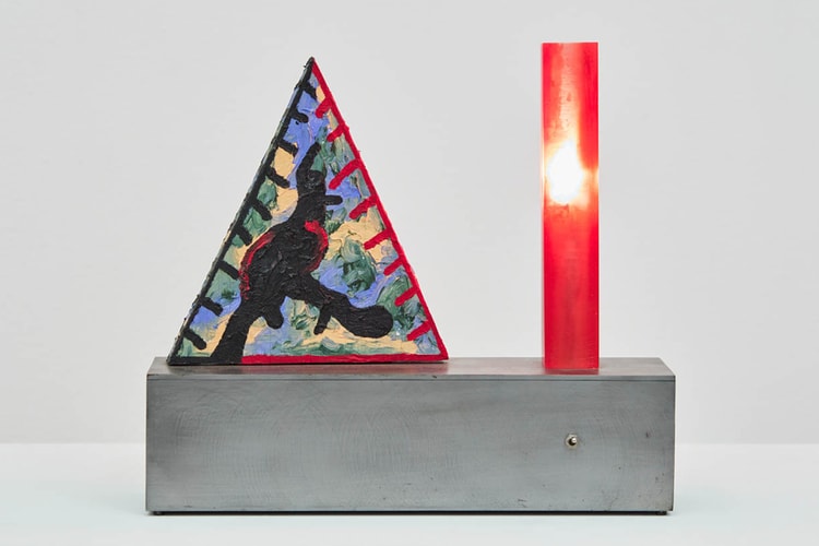 David Lynch’ Lamp Sculptures Amongst the Work on View at Felix LA 2021