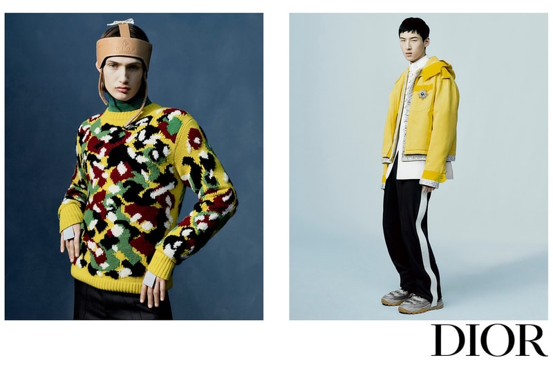 Dior Winter 2021 Campaign Peter Doig Rafael Pavarotti Beret Hats Saddle Bag Yoon Ahn AMBUSH Jewelry Kim Jones Photoshoot First Look Travis Scott