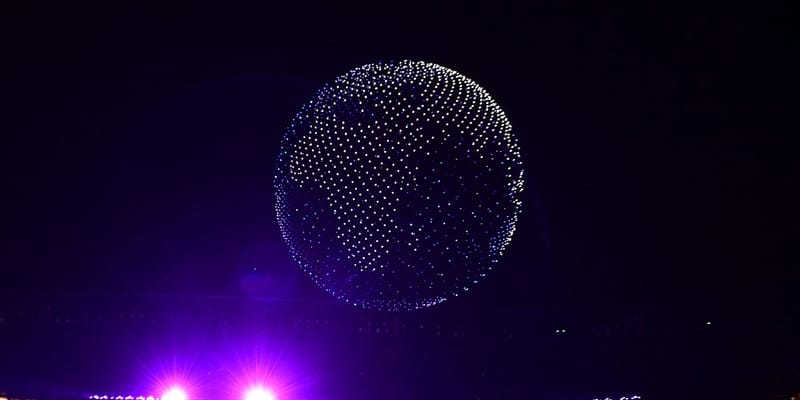 olympic drone opening ceremony