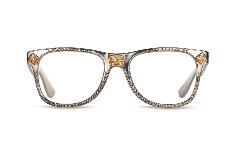 silver and gold glasses