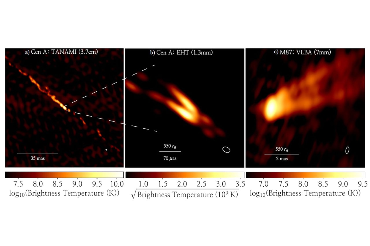 New Event Horizon Telescope Images Show Massive Black Hole Blasting Powerful Cosmic Jet space science news