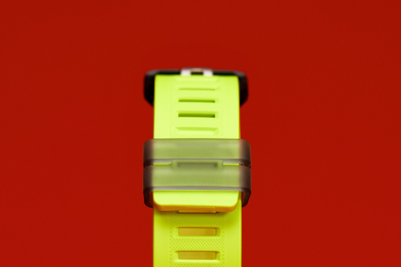 GBD-200 series GBD-200-1 GBD-200-2 GBD-200-9 models  black blue yellow or fluorescent lime smaller profile design 2.0mm slimmer, 8.8mm shorter, and 3.4mm more narrow square-shaped case, the iconic octagonal bezel Bluetooth smartphone link and an accelerometer for step counting shock resistance, 200-meter water resistance, MIP LCD display, resin band and case/bezel material, mineral glass, 38-city world time, 1/100-second stopwatch and a countdown timer measurement for distance, speed, and pace, auto and manual lap measurement over a set distance, target alarm setting (for time and calories burned), and display customization $150 USD
