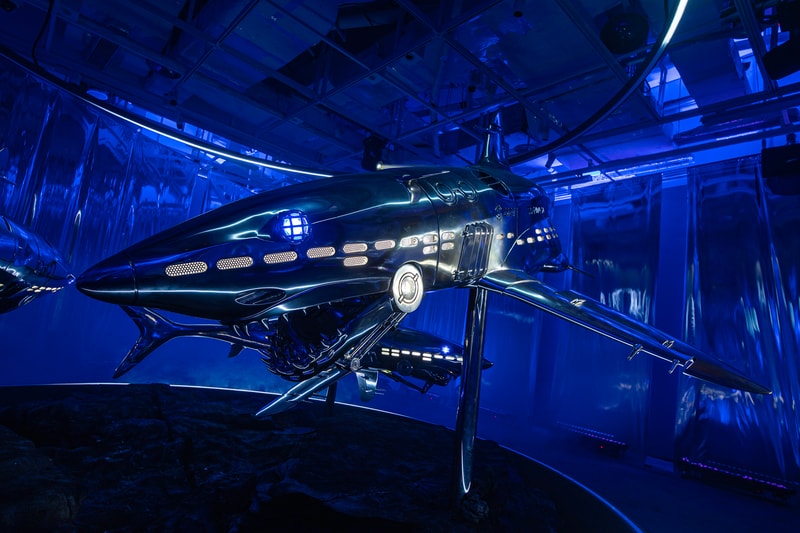 k11 art space mall guangzhou presents displays sorayama shark hajime sorayama sexy robot metal NFT virtual experience blockchain hong kong news