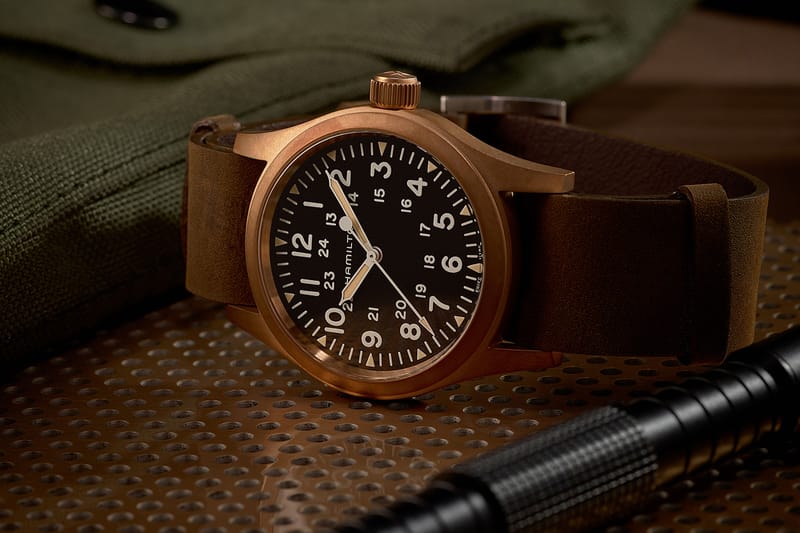 Hamilton Drops Khaki Field Mechanical Bronze