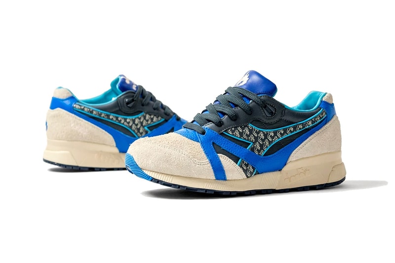 hanon diadora n9000 pictish warrior collaboration scottish blue gray official release date info photos price store list buying guide