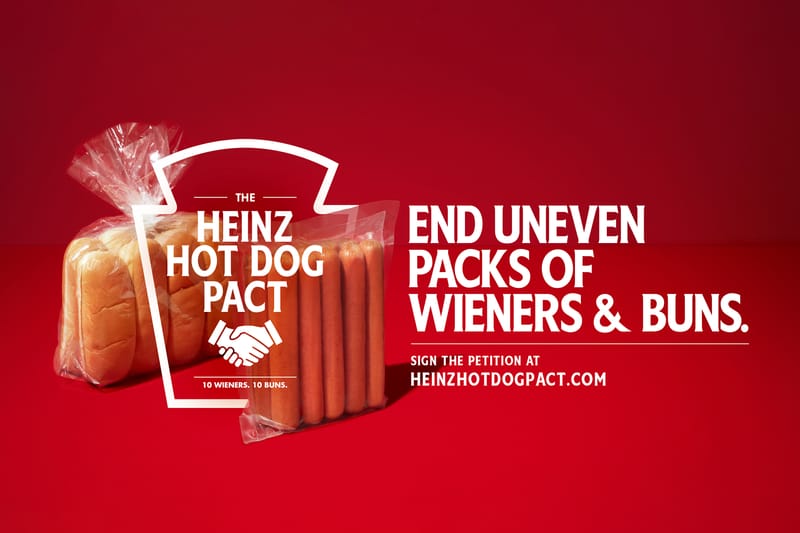 HEINZ Is Fighting for Equal Packs of Hot Dog Wieners and Buns