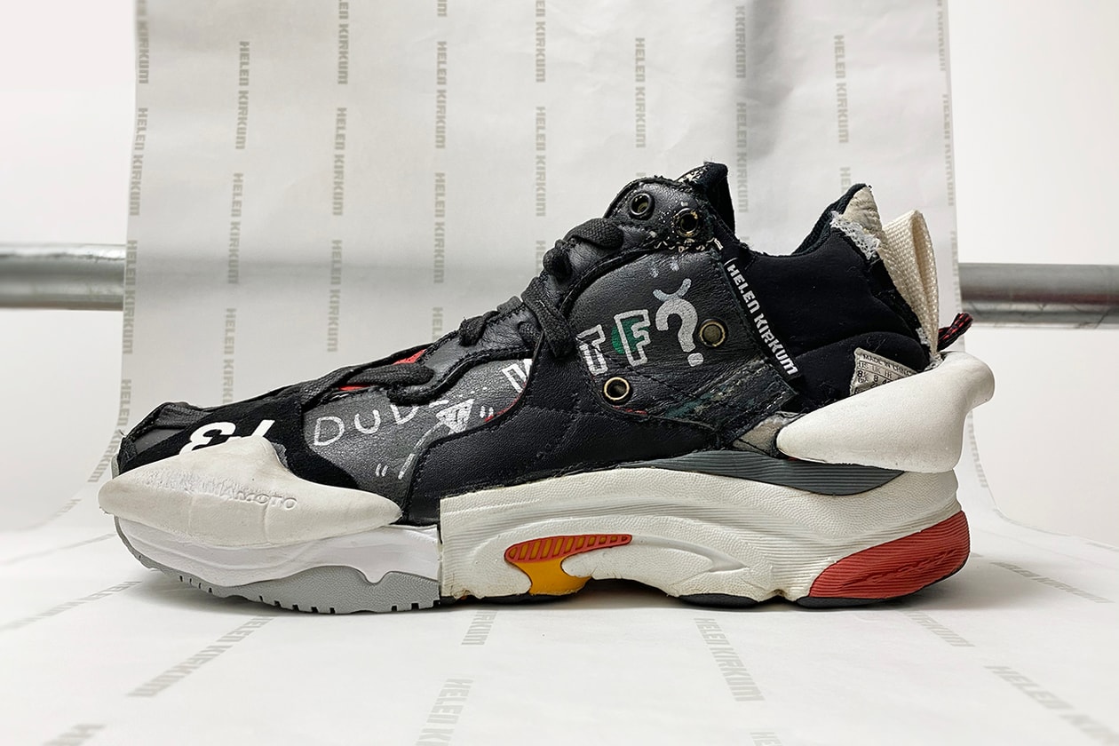 Helen Kirkum Nike Air Max 90 Deconstructed Reconstructed London Designer One Off Custom Shoes Off White Jordan 1 Reworked Sole Mates Interview Exclusive