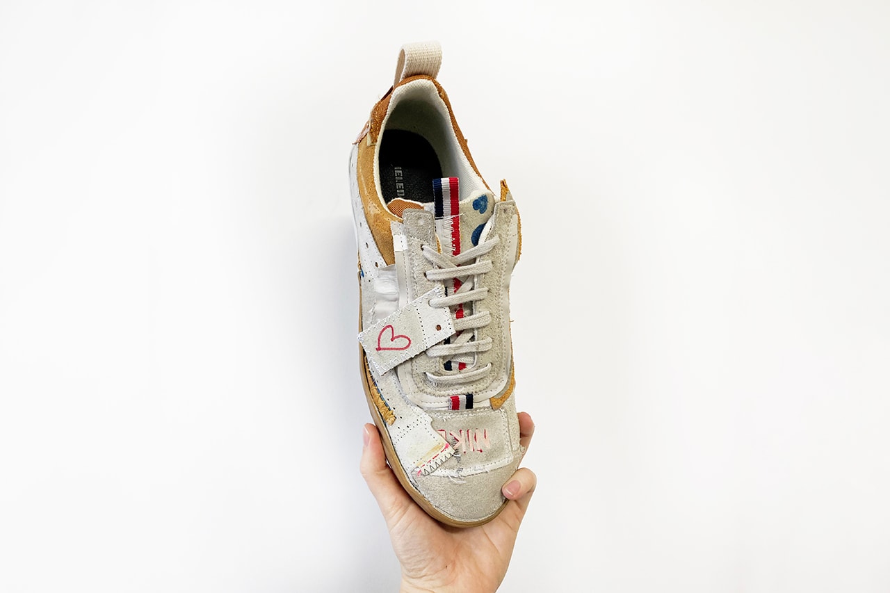 Helen Kirkum Nike Air Max 90 Deconstructed Reconstructed London Designer One Off Custom Shoes Off White Jordan 1 Reworked Sole Mates Interview Exclusive