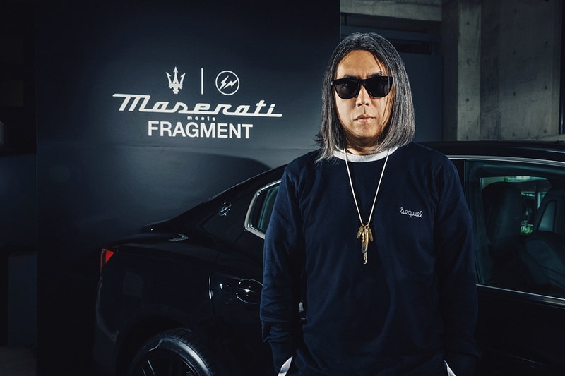 Hiroshi Fujiwara fragment design maserati automotive car luxury brand streetwear fashion accessories collab collaboration capsule 