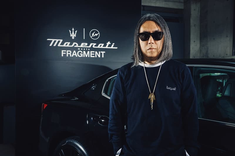 Hiroshi Fujiwara fragment design maserati automotive car luxury brand streetwear fashion accessories collab collaboration capsule