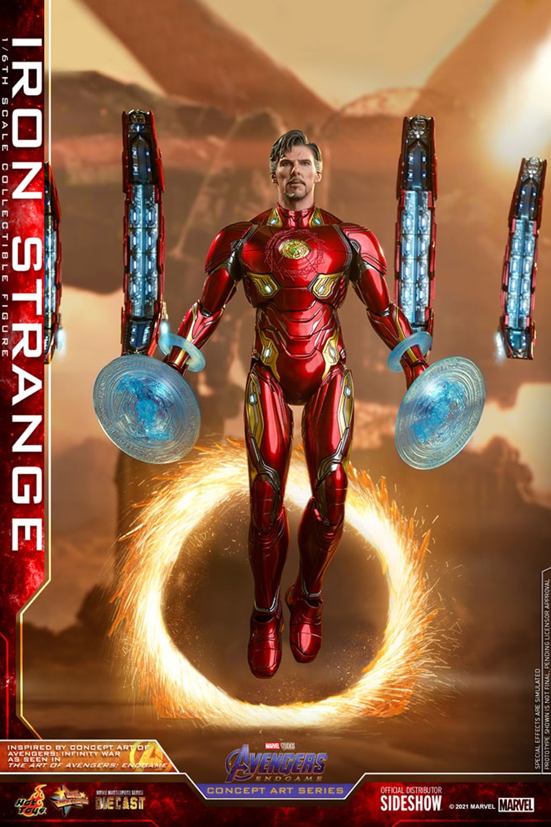 hot toys marvel cinematic universe avengers endgame doctor strange iron man suit 1 6th figure collectible 
