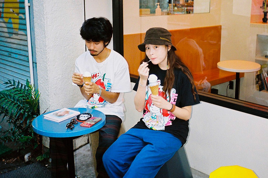 Jun Inagawa BBC Icecream Pharrell Williams Magical Girls T-shirts Sticker Sets made for couples release collection japan tokyo