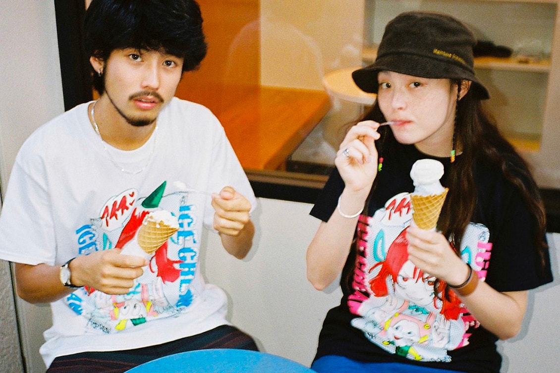 Jun Inagawa BBC Icecream Pharrell Williams Magical Girls T-shirts Sticker Sets made for couples release collection japan tokyo
