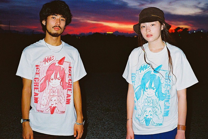Jun Inagawa BBC Icecream Pharrell Williams Magical Girls T-shirts Sticker Sets made for couples release collection japan tokyo