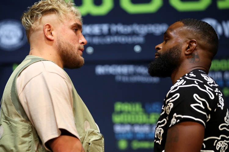Watch Things Heat up Between Jake Paul and Tyron Woodley at LA Press Conference and Face Off