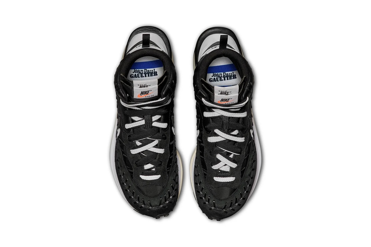 jean paul gaultier sacai nike vaporwaffle black white blue sesame release date september info store list buying guide photos price chitose abe 
