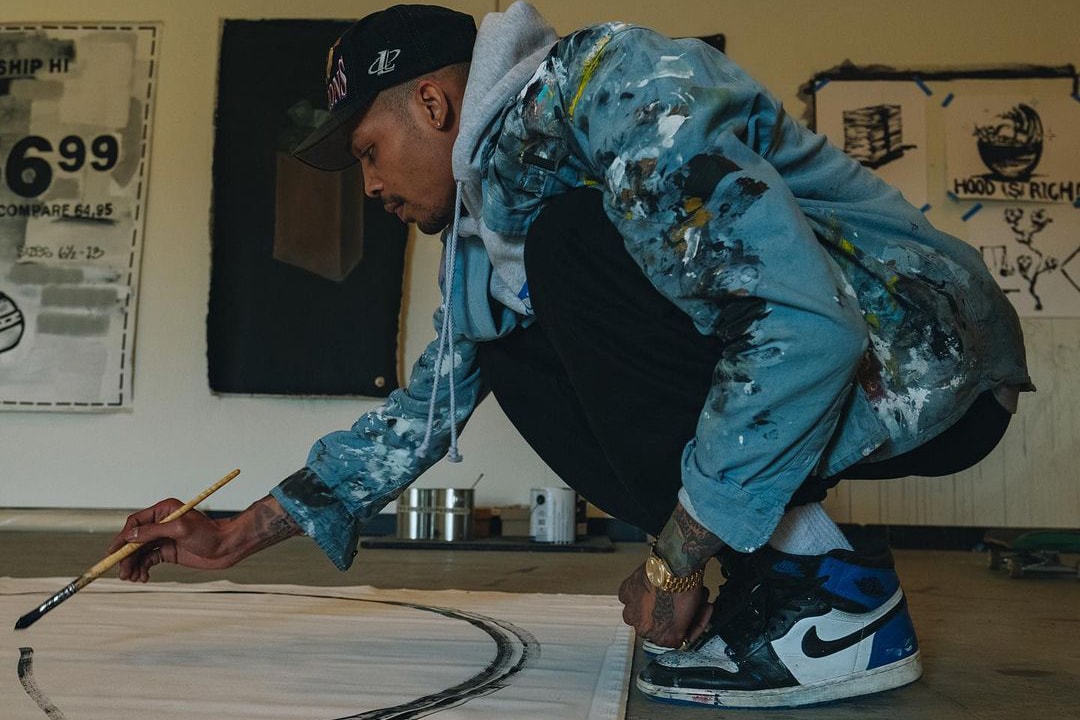 sole mates ju working on projects julian gaines nike sportswear sky force 3 4 game worn sneakers artist sole mates interview conversation