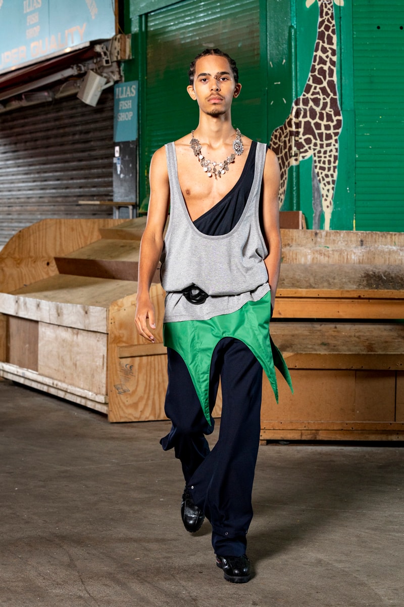 Kiko Kostadinov Spring/Summer 2022 Mens Runway Collection Lookbook Exclusive Interview SS22 ASICS Collaboration Footwear 