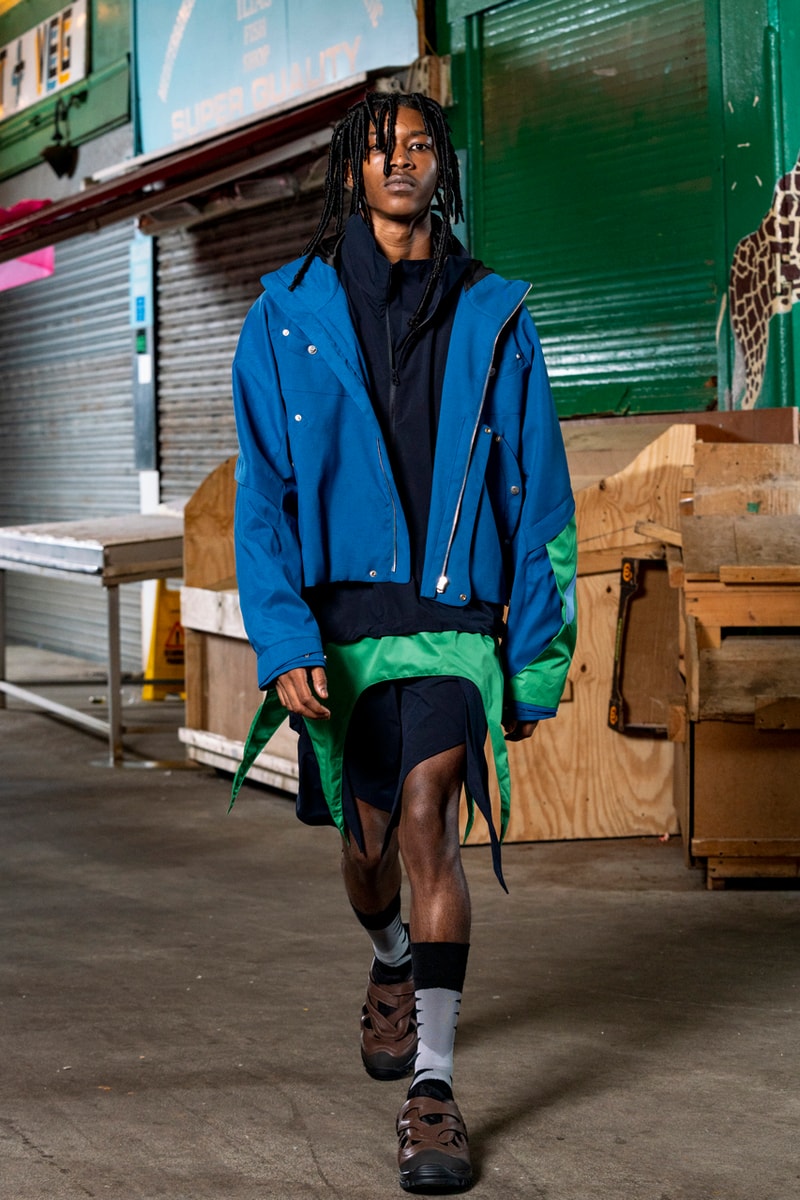 Kiko Kostadinov Spring/Summer 2022 Mens Runway Collection Lookbook Exclusive Interview SS22 ASICS Collaboration Footwear 