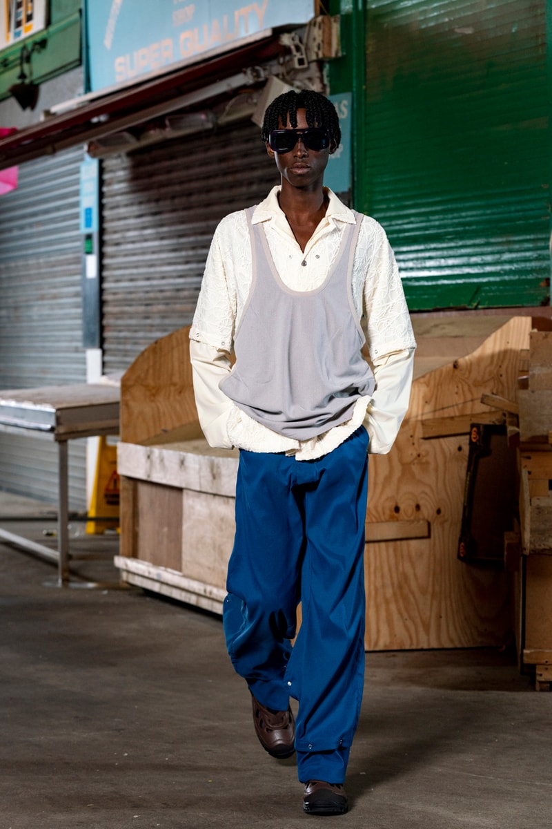 Kiko Kostadinov Spring/Summer 2022 Mens Runway Collection Lookbook Exclusive Interview SS22 ASICS Collaboration Footwear 
