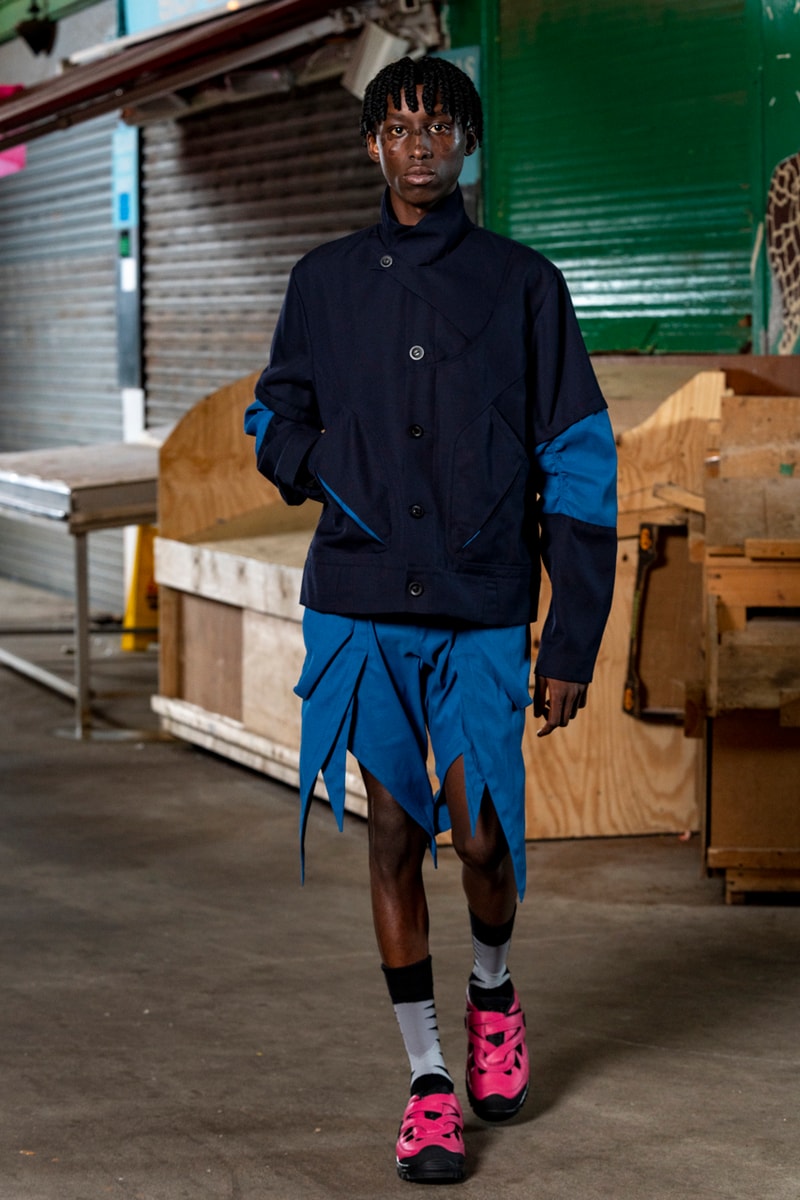 Kiko Kostadinov Spring/Summer 2022 Mens Runway Collection Lookbook Exclusive Interview SS22 ASICS Collaboration Footwear 