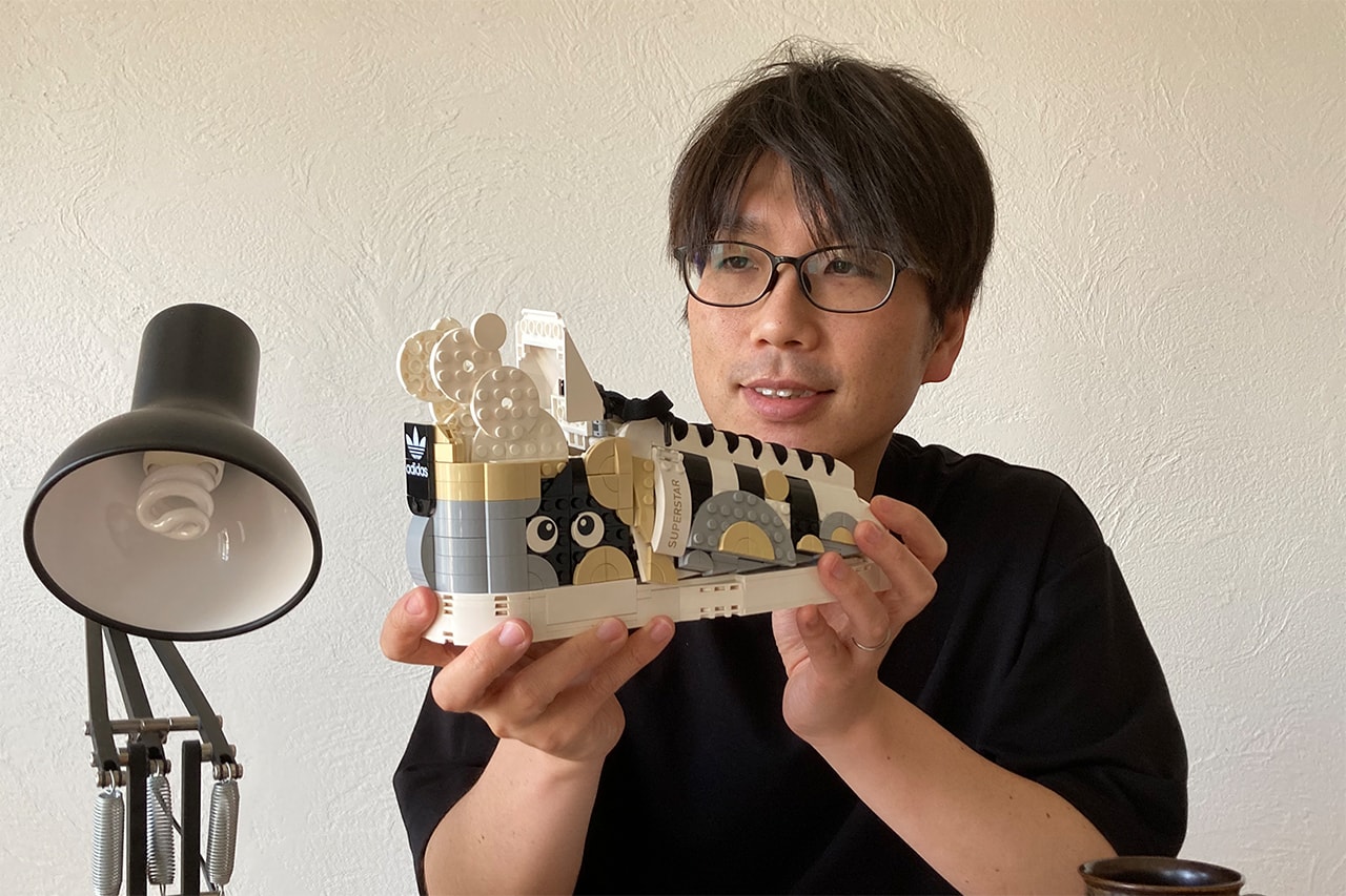 adidas originals lego superstar run dmc design model sneaker footwear streetwear coffee boy japanese artist