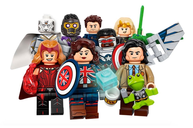 LEGO Officially Releases New Marvel-Themed Minifigures spiderman loki mcu marvel cinematic universe wandavision the falcon and the winter soldier captain america slyvie t'challa black panther star-lord captain carter blade of thanos zombie hunter zombie captain america