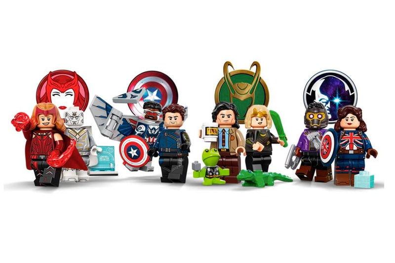 LEGO Officially Releases New Marvel-Themed Minifigures spiderman loki mcu marvel cinematic universe wandavision the falcon and the winter soldier captain america slyvie t'challa black panther star-lord captain carter blade of thanos zombie hunter zombie captain america