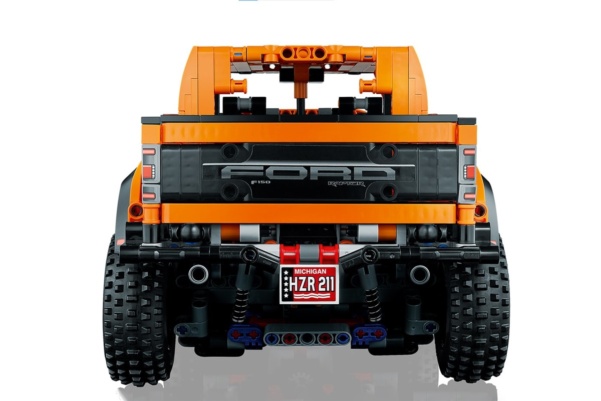 lego technic toy model set replica ford f 150 raptor pickup truck four wheel drive 