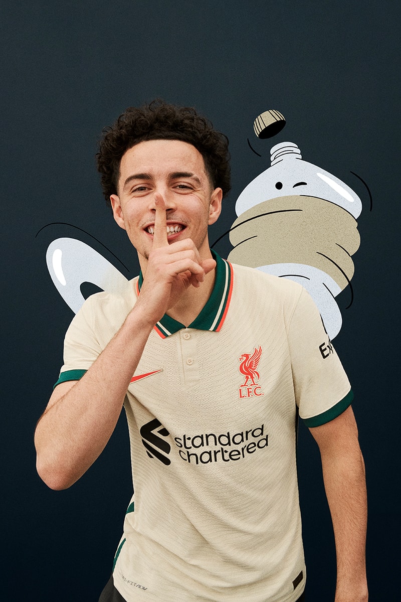 liverpool fc football club away jersey stone white curtis jones nike soccer details