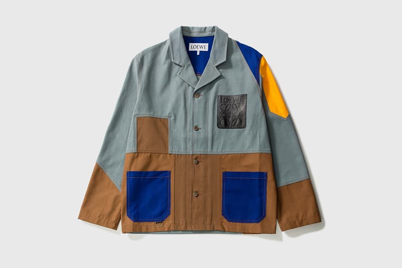 LOEWE workwear jacket drop jonathan anderson