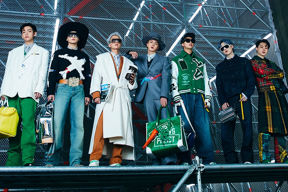 BTS Model Louis Vuitton's Spin-Off AW21 Collection